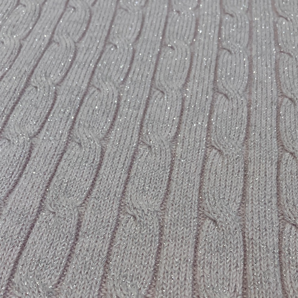 St. John's Bay Pink Cable Knit Sweater - Picture 4 of 7